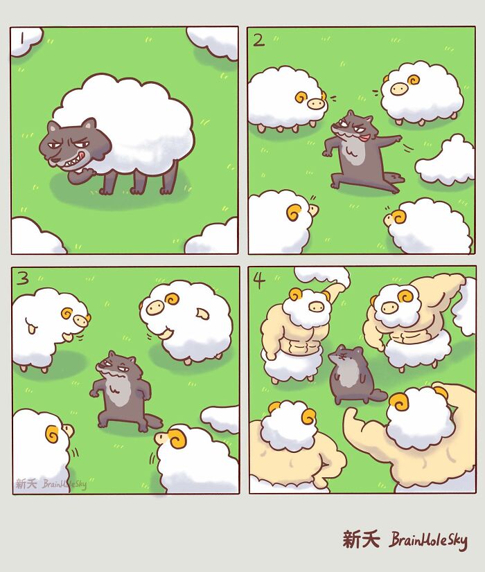 48 Funny Comics By BrainHoleSky That Feature All Kinds Of Cute Animals (New Pics)