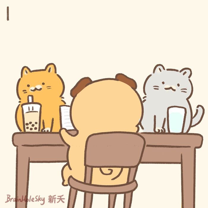 48 Funny Comics By BrainHoleSky That Feature All Kinds Of Cute Animals (New Pics)