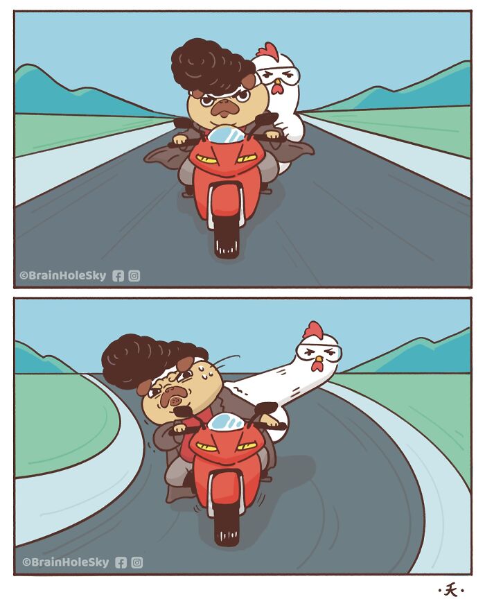 48 Funny Comics By BrainHoleSky That Feature All Kinds Of Cute Animals (New Pics)