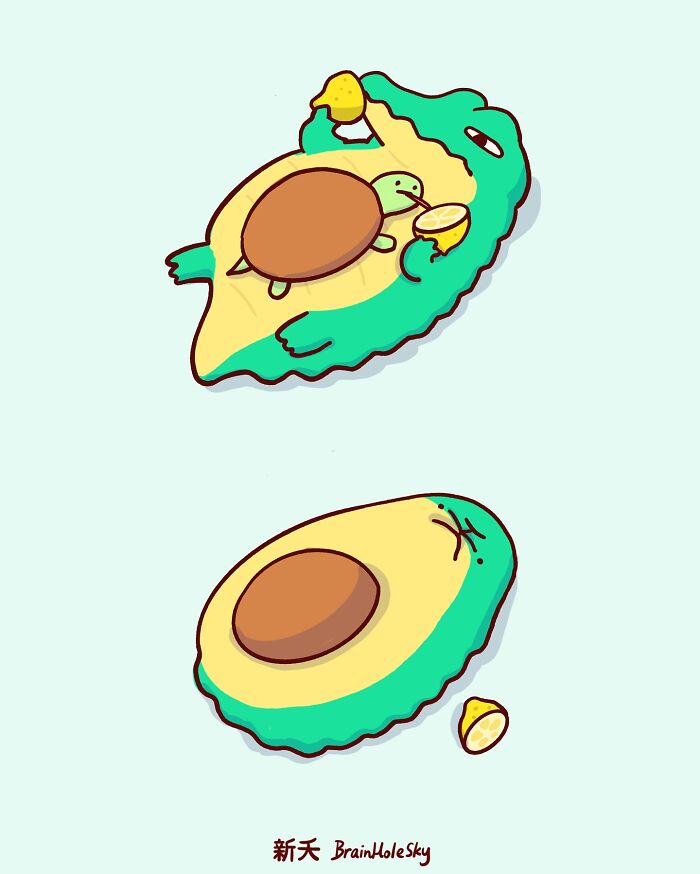 48 Funny Comics By BrainHoleSky That Feature All Kinds Of Cute Animals (New Pics)