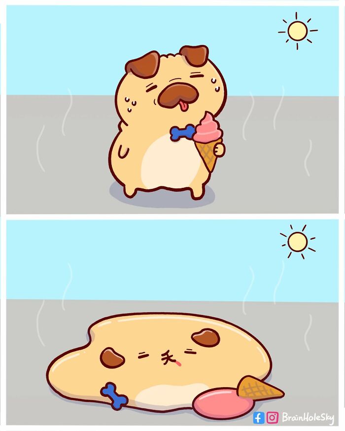 48 Funny Comics By BrainHoleSky That Feature All Kinds Of Cute Animals (New Pics)