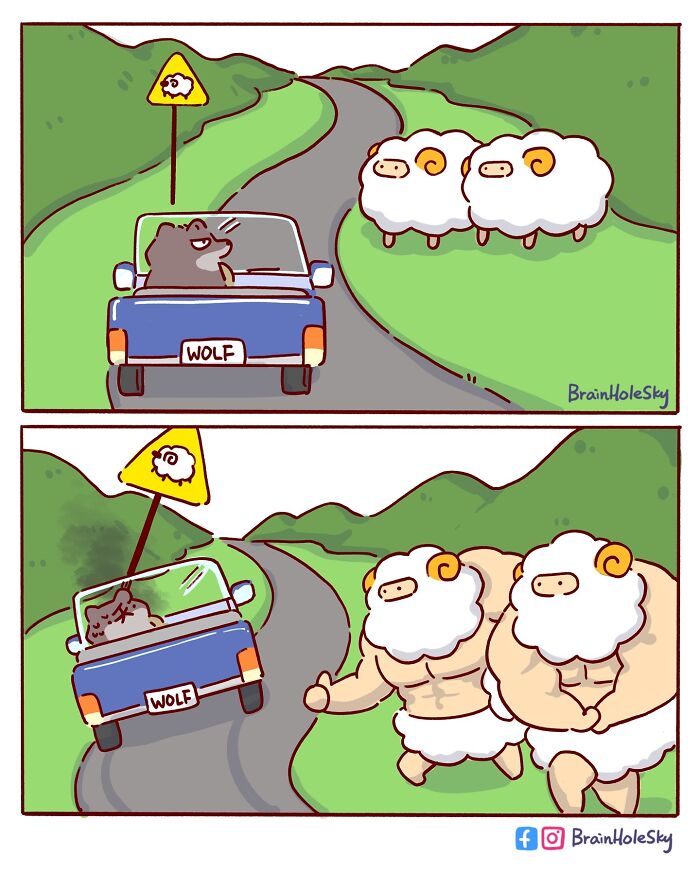 48 Funny Comics By BrainHoleSky That Feature All Kinds Of Cute Animals (New Pics)