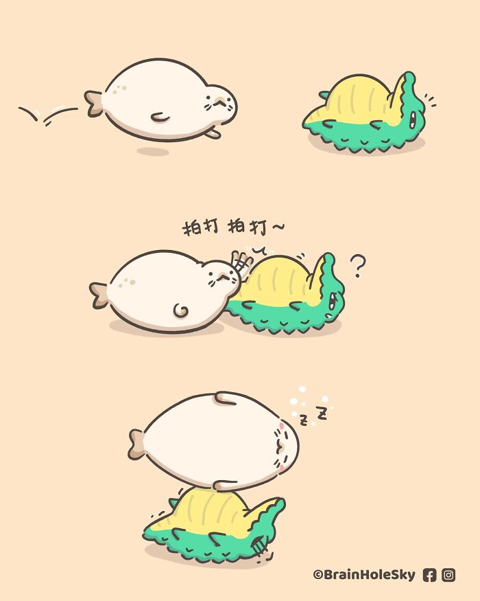 48 Funny Comics By BrainHoleSky That Feature All Kinds Of Cute Animals (New Pics)