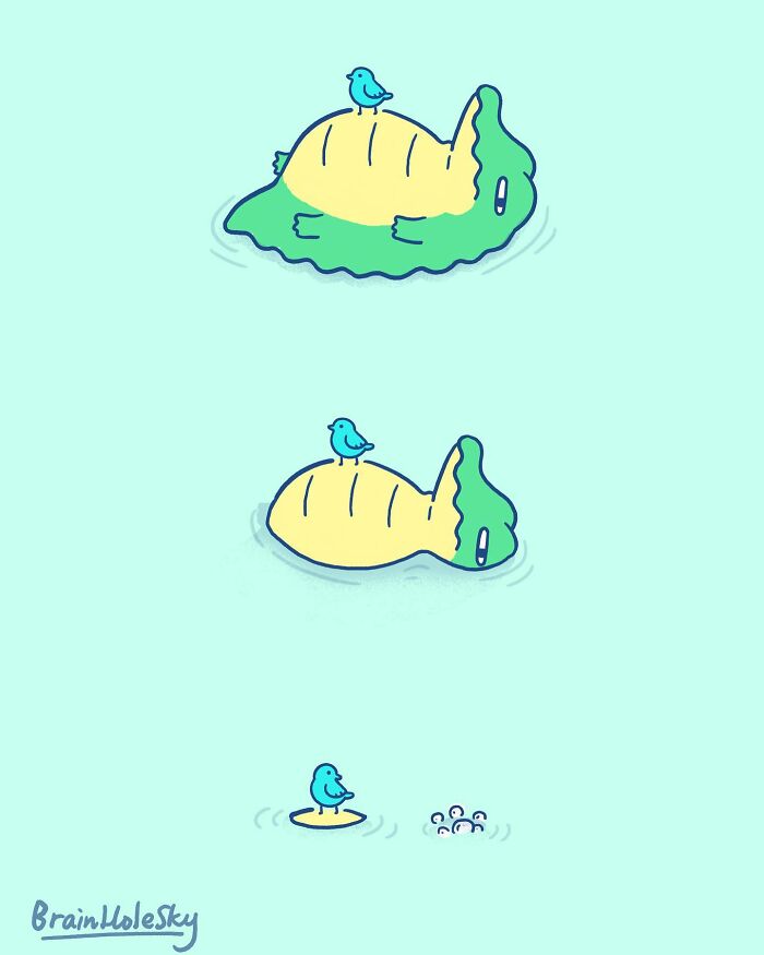 48 Funny Comics By BrainHoleSky That Feature All Kinds Of Cute Animals (New Pics)