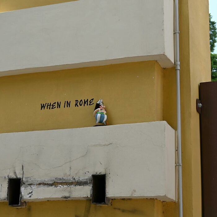 This Dutch Street Artist Surprises People With His Humorous And Subtle Take On Public Spaces (45 New Pics)