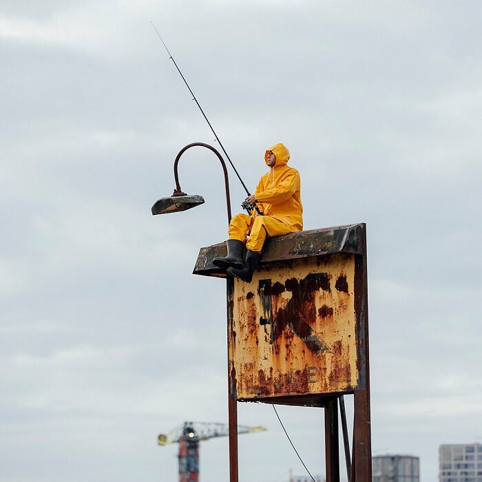 This Dutch Street Artist Surprises People With His Humorous And Subtle Take On Public Spaces (45 New Pics)