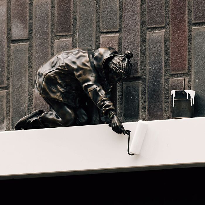 This Dutch Street Artist Surprises People With His Humorous And Subtle Take On Public Spaces (45 New Pics)