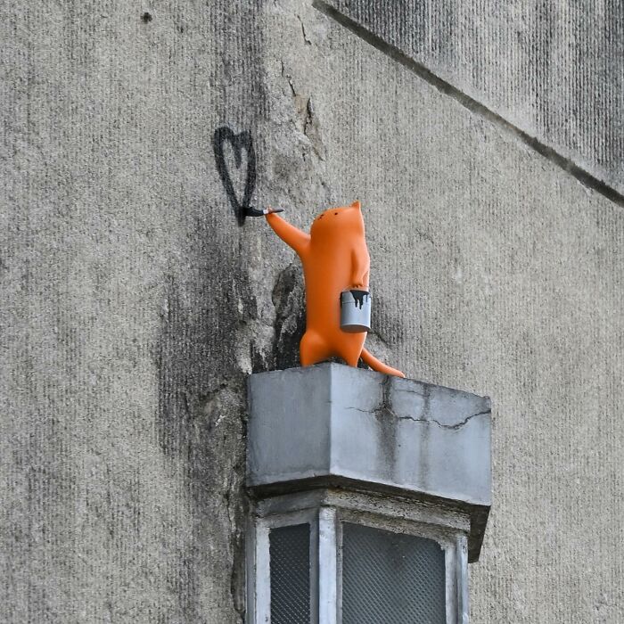 This Dutch Street Artist Surprises People With His Humorous And Subtle Take On Public Spaces (45 New Pics)