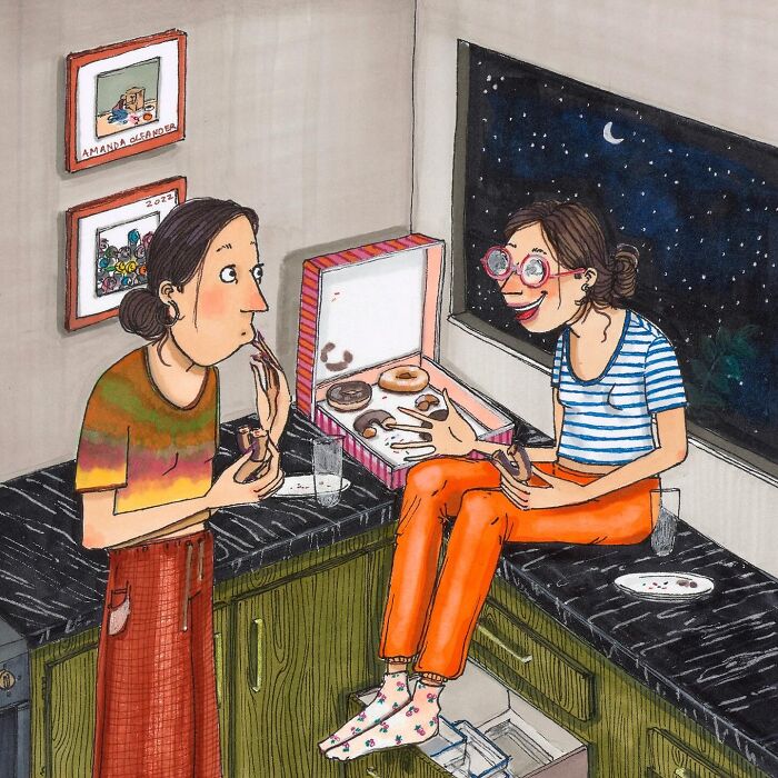 These 38 Wholesome Drawings Might Make You Appreciate The Little Moments In Life (New Pics)