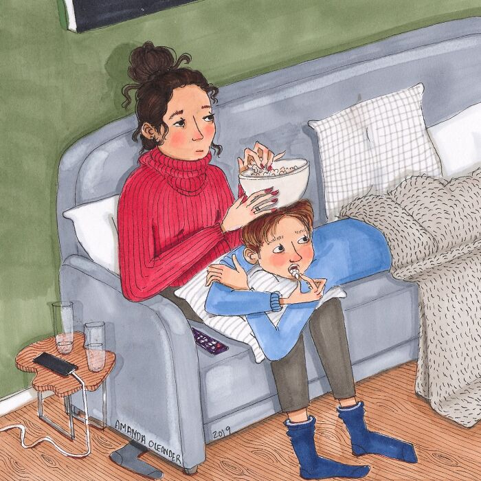 These 38 Wholesome Drawings Might Make You Appreciate The Little Moments In Life (New Pics)