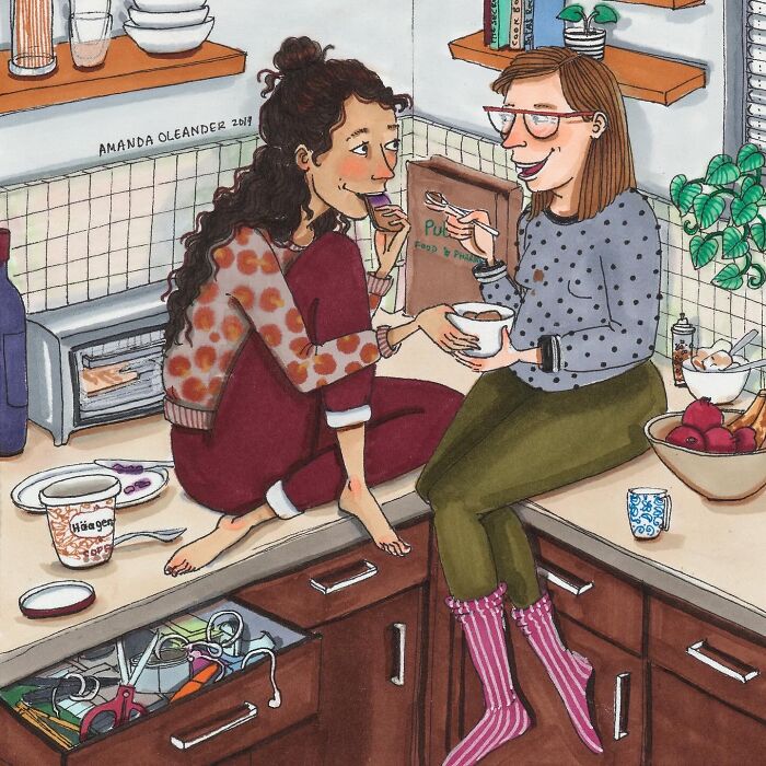 These 38 Wholesome Drawings Might Make You Appreciate The Little Moments In Life (New Pics)