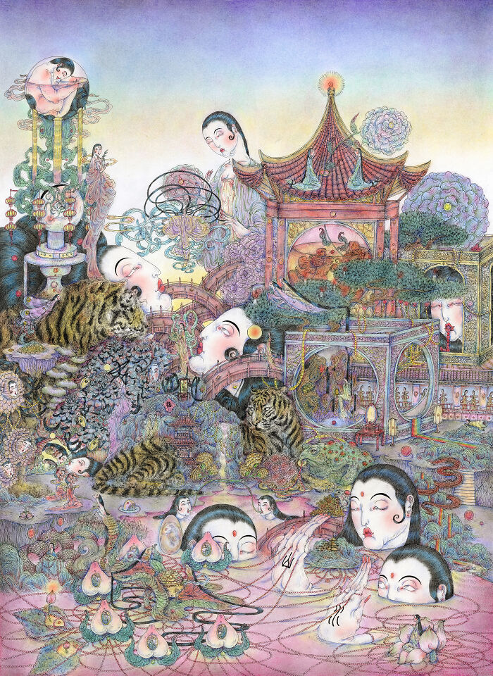 Tracing The Invisible: Mosaz’s Spiritual Cartographies In Contemporary Art (9 Pics)