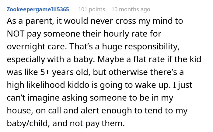 Sitter Refuses 20-Hour Sitting Gig After Being Told They’d Only Be Paid For Awake Time