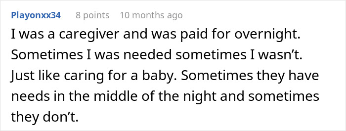 Sitter Refuses 20-Hour Sitting Gig After Being Told They’d Only Be Paid For Awake Time