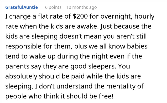 Sitter Refuses 20-Hour Sitting Gig After Being Told They’d Only Be Paid For Awake Time