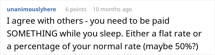 Sitter Refuses 20-Hour Sitting Gig After Being Told They’d Only Be Paid For Awake Time