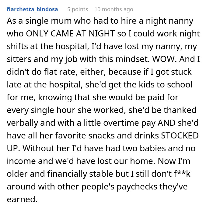 Sitter Refuses 20-Hour Sitting Gig After Being Told They’d Only Be Paid For Awake Time