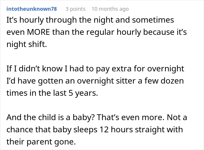Sitter Refuses 20-Hour Sitting Gig After Being Told They’d Only Be Paid For Awake Time