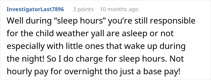 Sitter Refuses 20-Hour Sitting Gig After Being Told They’d Only Be Paid For Awake Time