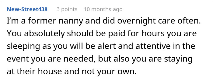 Sitter Refuses 20-Hour Sitting Gig After Being Told They’d Only Be Paid For Awake Time