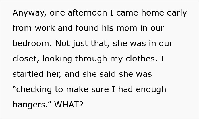 Woman Finds MIL Hiding In Her Closet, Fiancé Defends Her Right To Be &#8220;Involved&#8221;