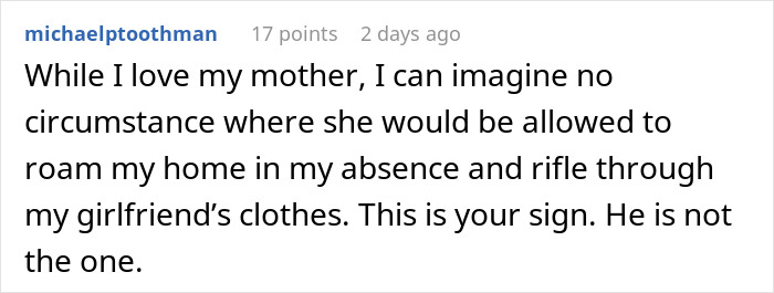 Woman Finds MIL Hiding In Her Closet, Fiancé Defends Her Right To Be &#8220;Involved&#8221;