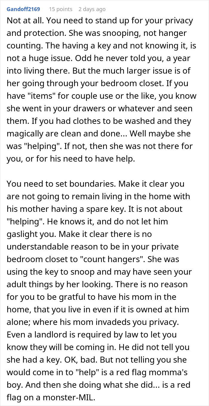 Woman Finds MIL Hiding In Her Closet, Fiancé Defends Her Right To Be &#8220;Involved&#8221;