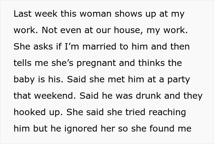 Wife Gets Surprise Visitor At Work—Woman Claims Pregnancy After Husband’s Boys’ Weekend