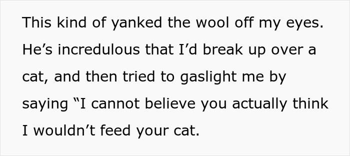 Controlling BF Wants Woman To Get Rid Of Her Cat, She Bails On The Relationship Instead