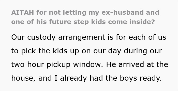 Lady Called &#8220;Cruel&#8221; As She Refuses To Let Ex&#8217;s Stepkid Use Her Bathroom, Suspects He Wants To Snoop