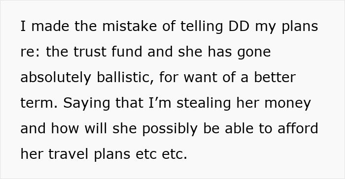 Mom Raids Daughter’s Trust Fund To Pay For House, Daughter Accuses Her Of Ruining Her Life