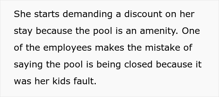 “Send Her A Bill”: Karen Wants Discount For Pool Being Closed Despite Her Kid Going Number Two In It