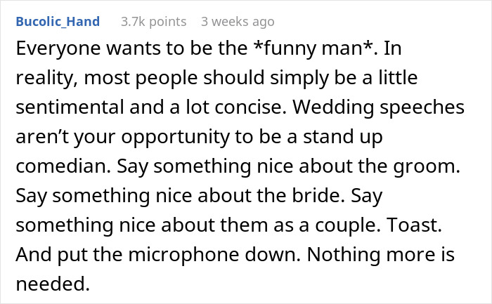 Best Man’s Speech Compares Groom’s Choice In Bride To An IKEA Shopping Trip, Wedding Guests Aghast
