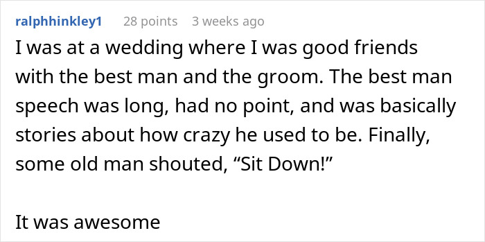Best Man’s Speech Compares Groom’s Choice In Bride To An IKEA Shopping Trip, Wedding Guests Aghast