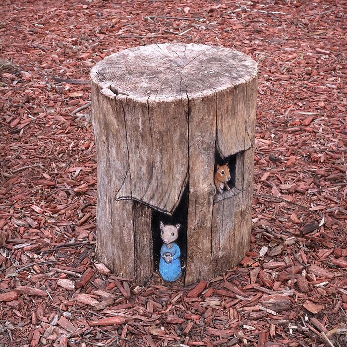 62 Doodled Creatures That Popped Up In Unexpected Places, By David Zinn (New Pics)