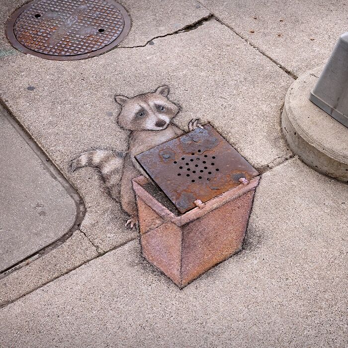 62 Doodled Creatures That Popped Up In Unexpected Places, By David Zinn (New Pics)