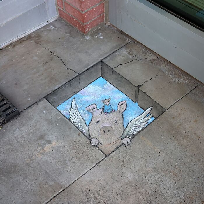 62 Doodled Creatures That Popped Up In Unexpected Places, By David Zinn (New Pics)