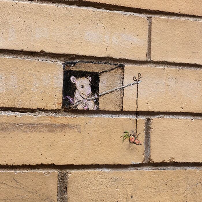 62 Doodled Creatures That Popped Up In Unexpected Places, By David Zinn (New Pics)