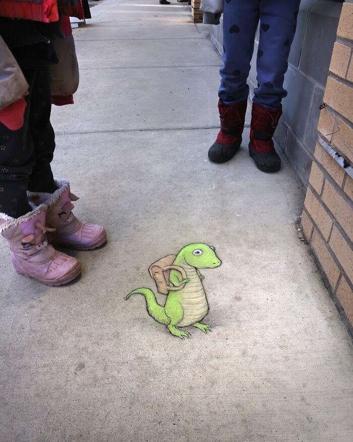 62 Doodled Creatures That Popped Up In Unexpected Places, By David Zinn (New Pics)