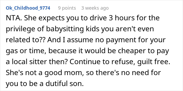 Absentee Mom Expects Teen To Pause His Life And Babysit Fiancé&#8217;s Kids So They Can Enjoy Their Dates