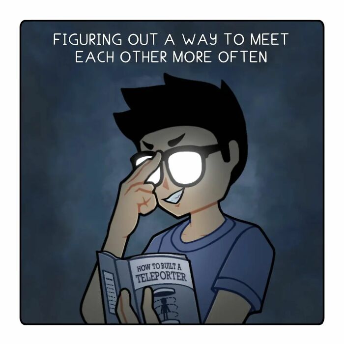 What Long-Distance Love Really Looks Like, Shown In 28 Honest Comics