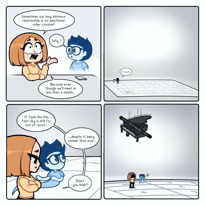 What Long-Distance Love Really Looks Like, Shown In 28 Honest Comics