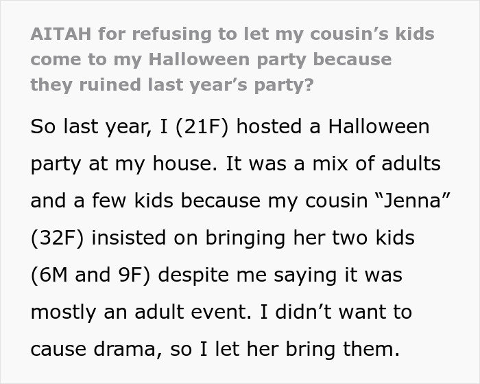 Children Ruin Halloween Party, Mom Acts Surprised When The Host Makes It “Adults-Only” Next Year
