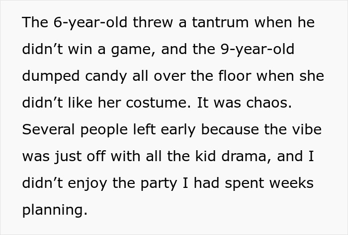 Children Ruin Halloween Party, Mom Acts Surprised When The Host Makes It “Adults-Only” Next Year