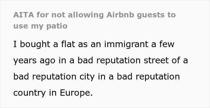 Homeowner Kicks Out Neighbor’s Airbnb Guests From His Patio, Get Accused Of Discrimination