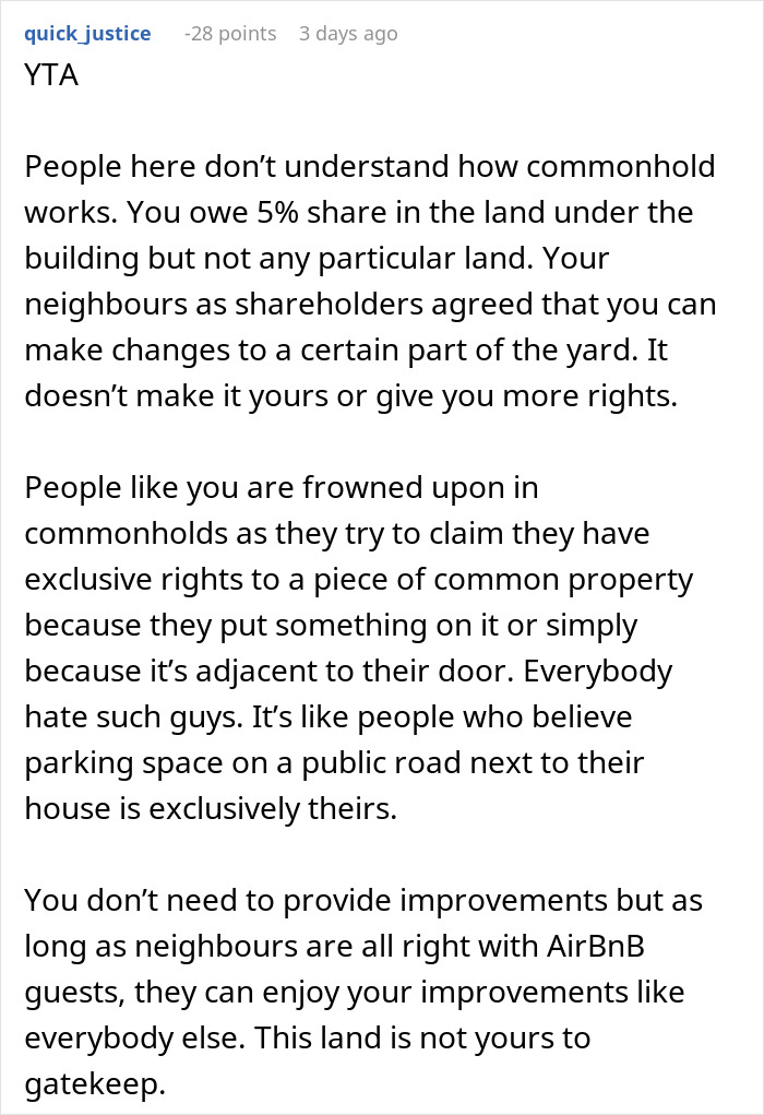 Homeowner Kicks Out Neighbor’s Airbnb Guests From His Patio, Get Accused Of Discrimination
