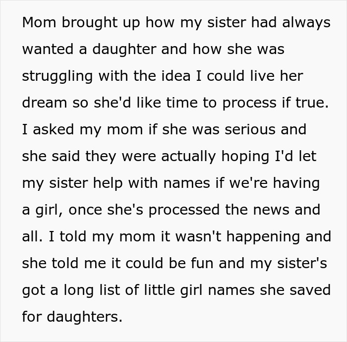Pregnant Woman Scared Of Sister Who Is A Mom Of 6 Boys In The Case Her Baby Is A Girl