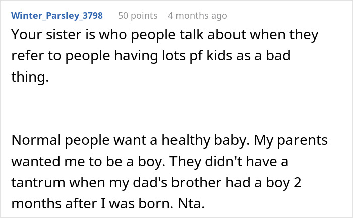 Pregnant Woman Scared Of Sister Who Is A Mom Of 6 Boys In The Case Her Baby Is A Girl