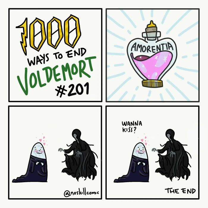 50 Harry Potter Comics By No Skill Comic That Outline 1,000 Ways To Defeat Voldemort