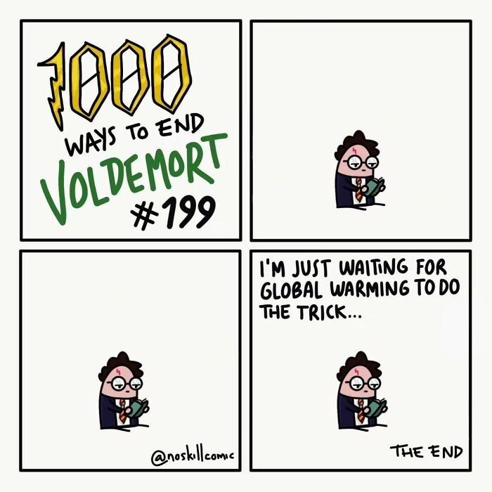 50 Harry Potter Comics By No Skill Comic That Outline 1,000 Ways To Defeat Voldemort